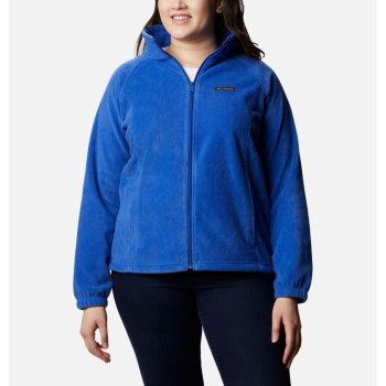 Columbia Jas Dames, Benton Springs Full Zip Plus Size Blauw, 68DHRKTGS